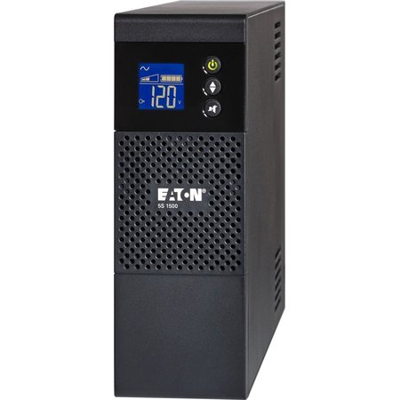 EATON UPS System, 1500 VA, Tower, Out: 100/120/127V AC , In:120V AC 5S1500LCD